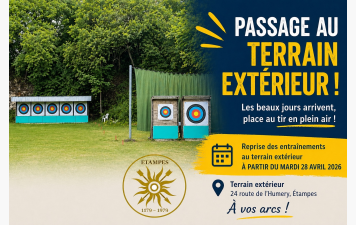 Passage au terrain extérieur